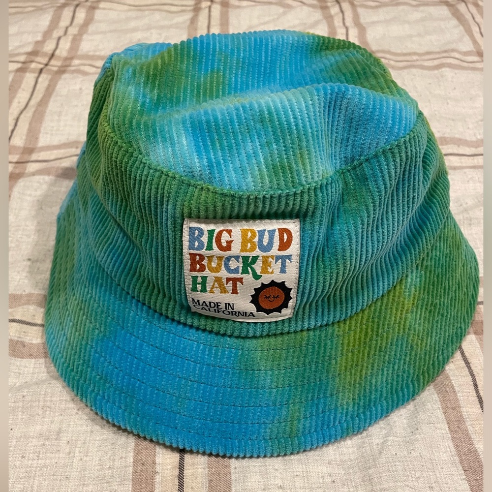 big bud press tie dye corduroy bucket hat